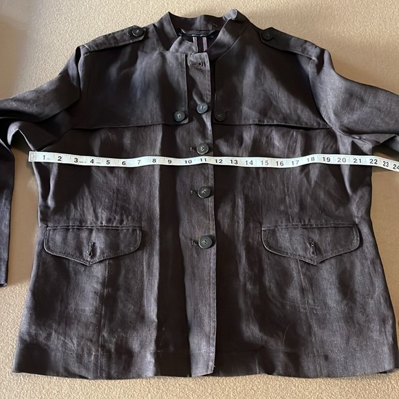 SIXTH SENSE 100% Linen Shirt / Jacket / Shacket - Large / XL - Picture 4 of 11